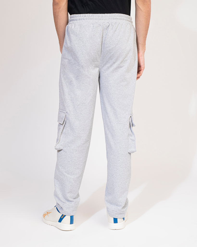 grey cargo pant from back